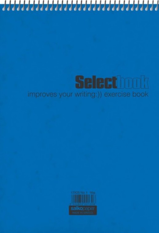 Μπλοκ σπιράλ Salco Select 17 x 25 - 120 σελίδες